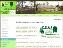 Tablet Screenshot of cdaf.be